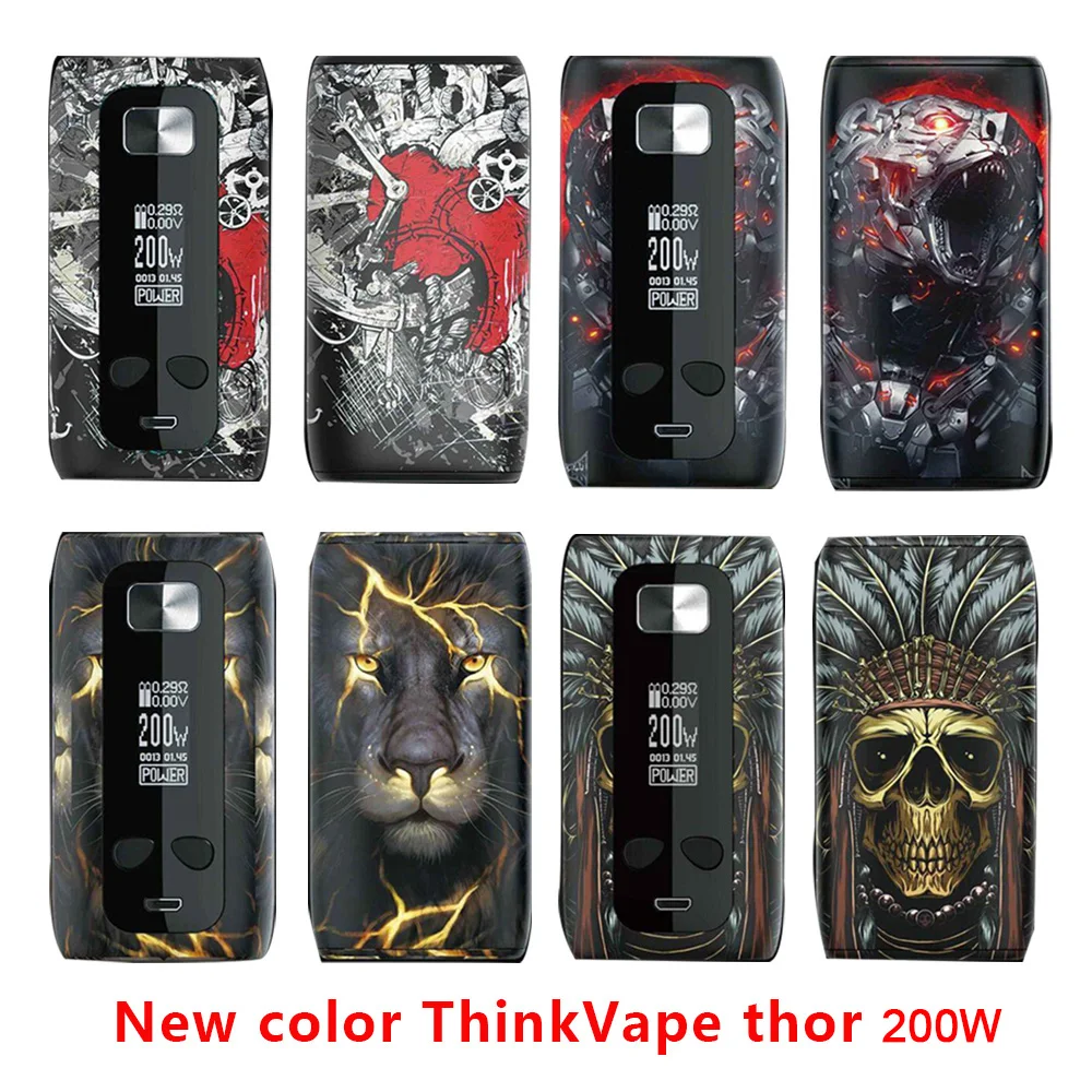 Новый дизайн Thinkvape Thor 200 Вт TC бокс мод Think Vape pro 220 Bypass vape режимы 510 электронная