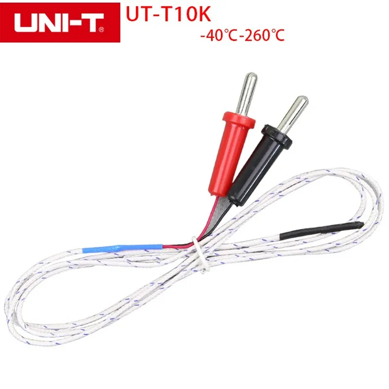 UNI-T UT-T10K Thermocouple Insertion Type Input Gel Temperature Measurement For UT33C UT202 UT213B UT213C UT216C UT61B / C UT804 |