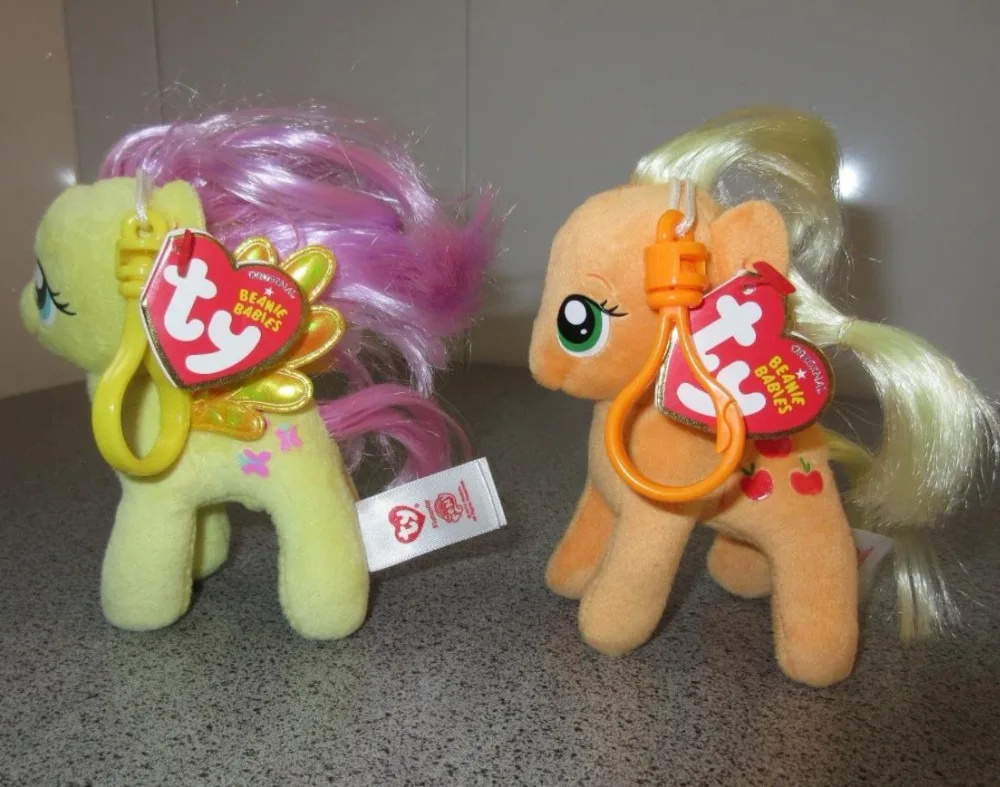 beanie boo unicorn keychain