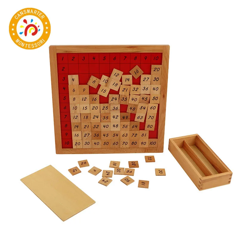 

Baby Toy Montessori Material Wooden Pythagoras Board Math Developmental Teaching Aids Early Education
