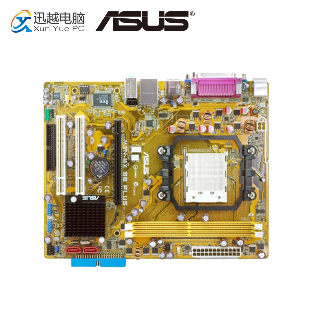 

Asus M2N-MX SE PLUS Desktop Motherboard NVIDIA NF6100-430 Socket AM2+ DDR2 4GB SATA2 uATX