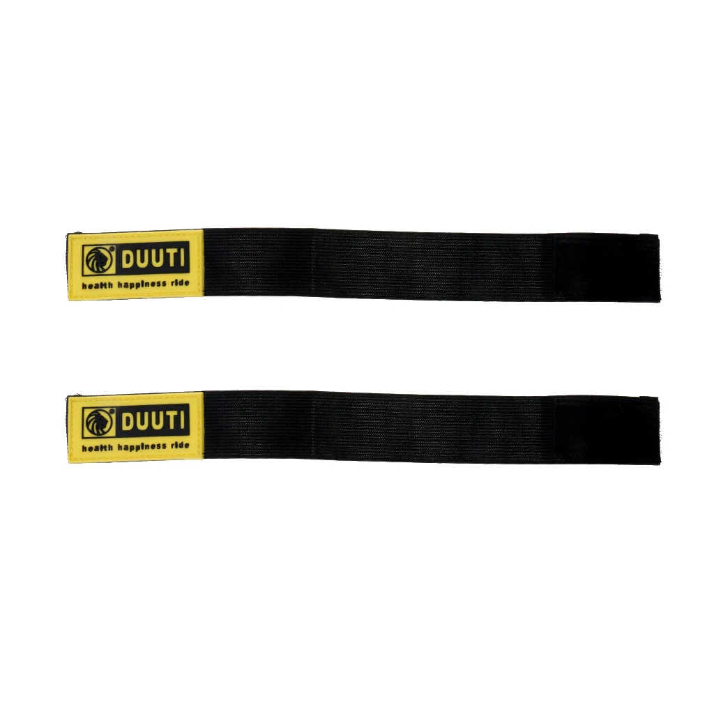 2 Pairs Elastic Bicycle Bike Leg Pants Band Belt Safety Bind Pant Leg Bands Clip Strap Rubber Strap Bandage Gaiter   