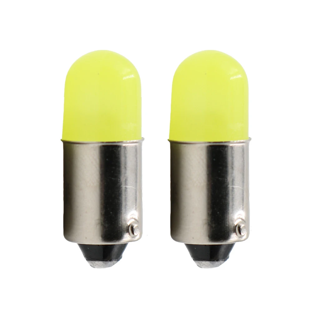 LCARED Новое поступление 10 шт. T11 363 BA9S COB светодиодный круглый 3D T4W лампы лампа белый