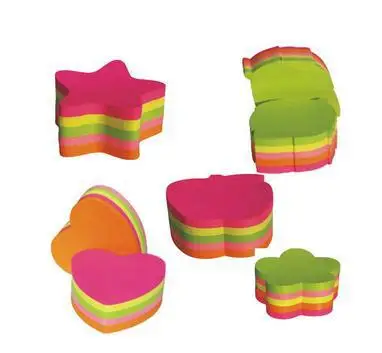 multiple shapes post it note pads notes sticky memo decorative desk