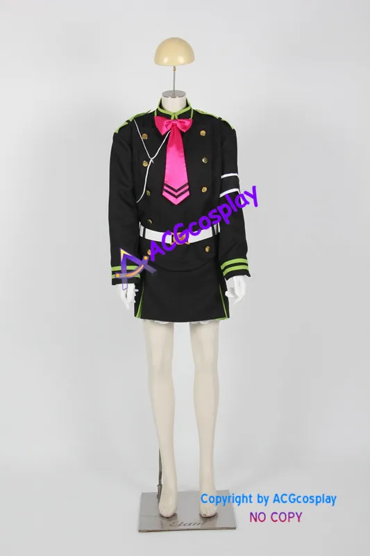 Seraph of the End cosplay Shinoa Косплей костюм Хираги Костюм включает головной убор ACG