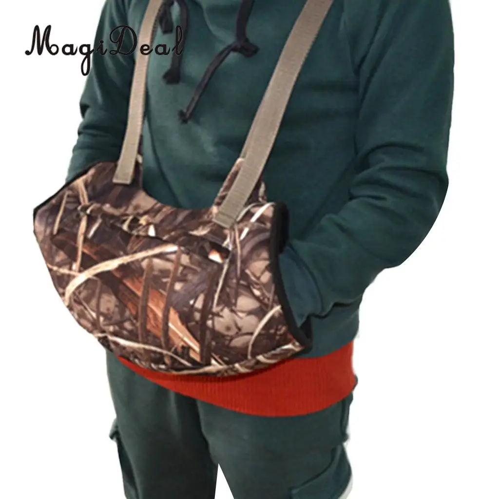 MagiDeal Outdoor Adjustable Camo Hand Warmer Hunting Muff Muffler