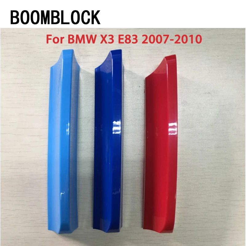 

Car Styling Stickers For BMW X3 E83 2007 2008 2009 2010 Accessories Front Racing Grilles Bumper Covers Motorsport M Performance