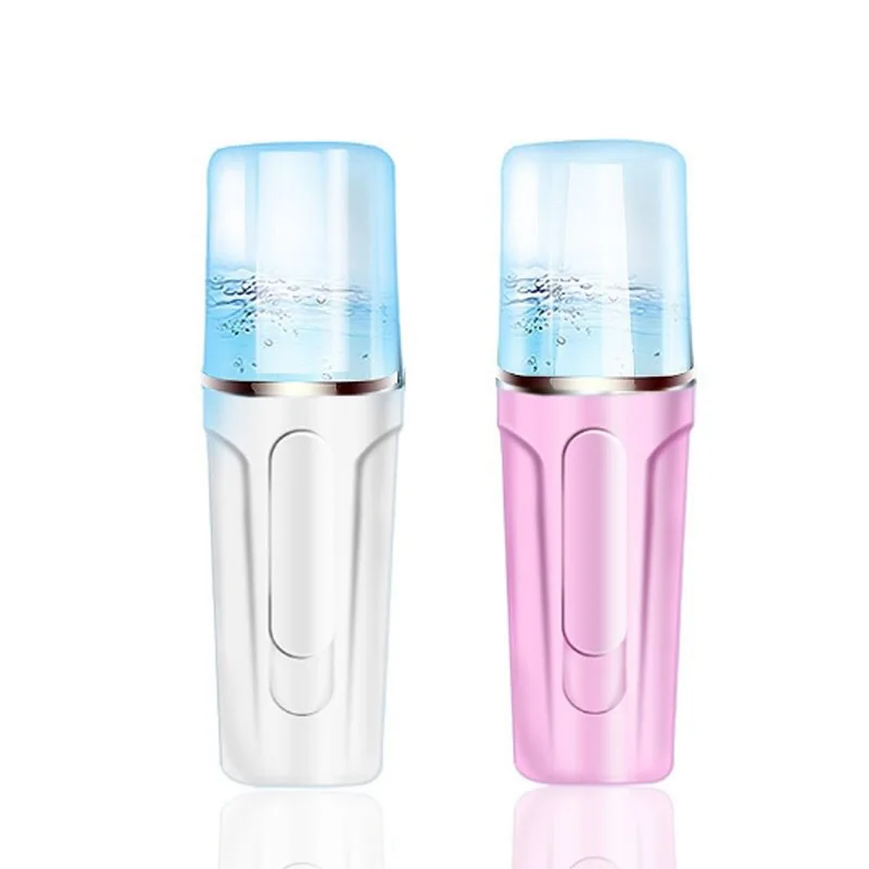 

40ML Portable Face Mist Spray Bottle Moisture Face Spa Sprayer USB Charging Shrink Pores Moisturizing Hydrating Face Skin Care