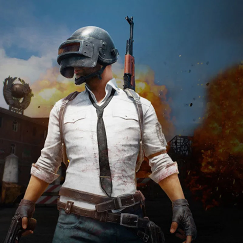 Lensple 17 см Game Player Playerunknown's боя съесть цыпленка Pubg фигурку Модель Победитель