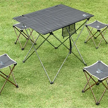 

Outdoor Folding Aluminum Alloy Aablecloth Large Table Safety & Survival Z0619