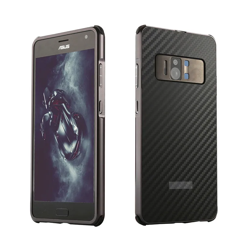 

For ASUS Zenfone AR ZS571KL Case Metal Frame with Carbon Fiber Hard Cover Case for for ASUS Zenfone AR ZS571KL Shockproof Cover