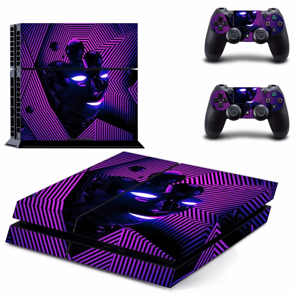 Нестандартная конструкция цветы PS4 переводная картинка наклейка для Sony PlayStation 4