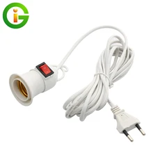 Светильник для выращивания лампа держатель конвертер подъемный E27 держатель лампы 4 м 8 м провод с переключателем для комнатных растений лампа для выращивания