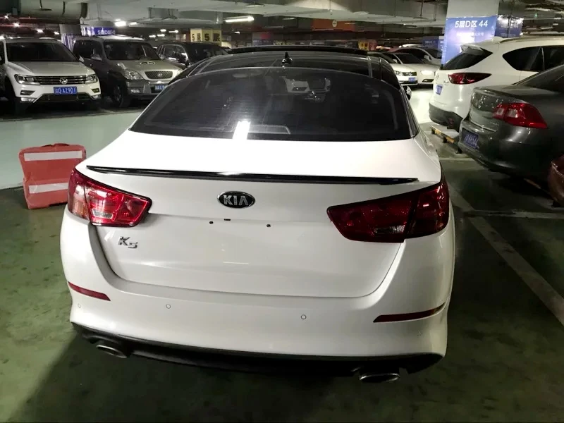 ABS Высокое качество для kia Optima K5 спойлер задний багажник крыша крыло задний спойлер K5 Грунтовка краска или черный белый цвет