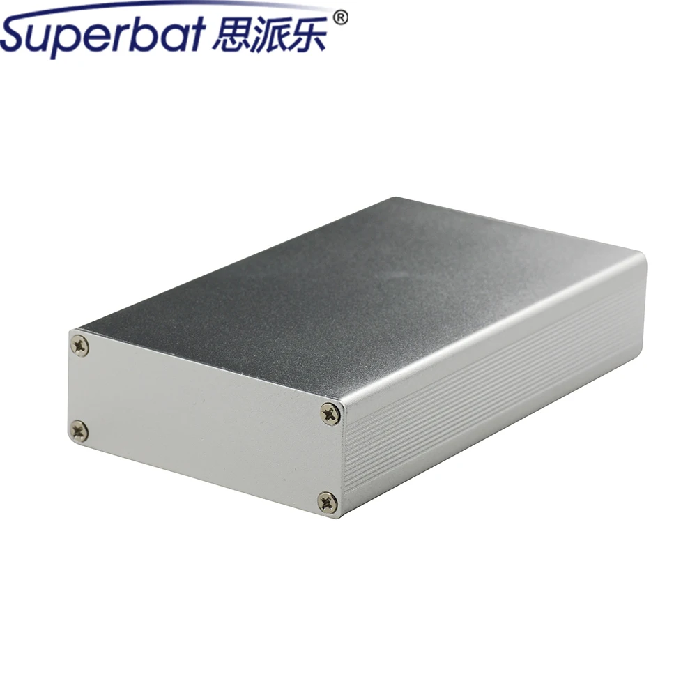 Superbat 110*64*24MM Extruded PCB Aluminum Box Enclosure