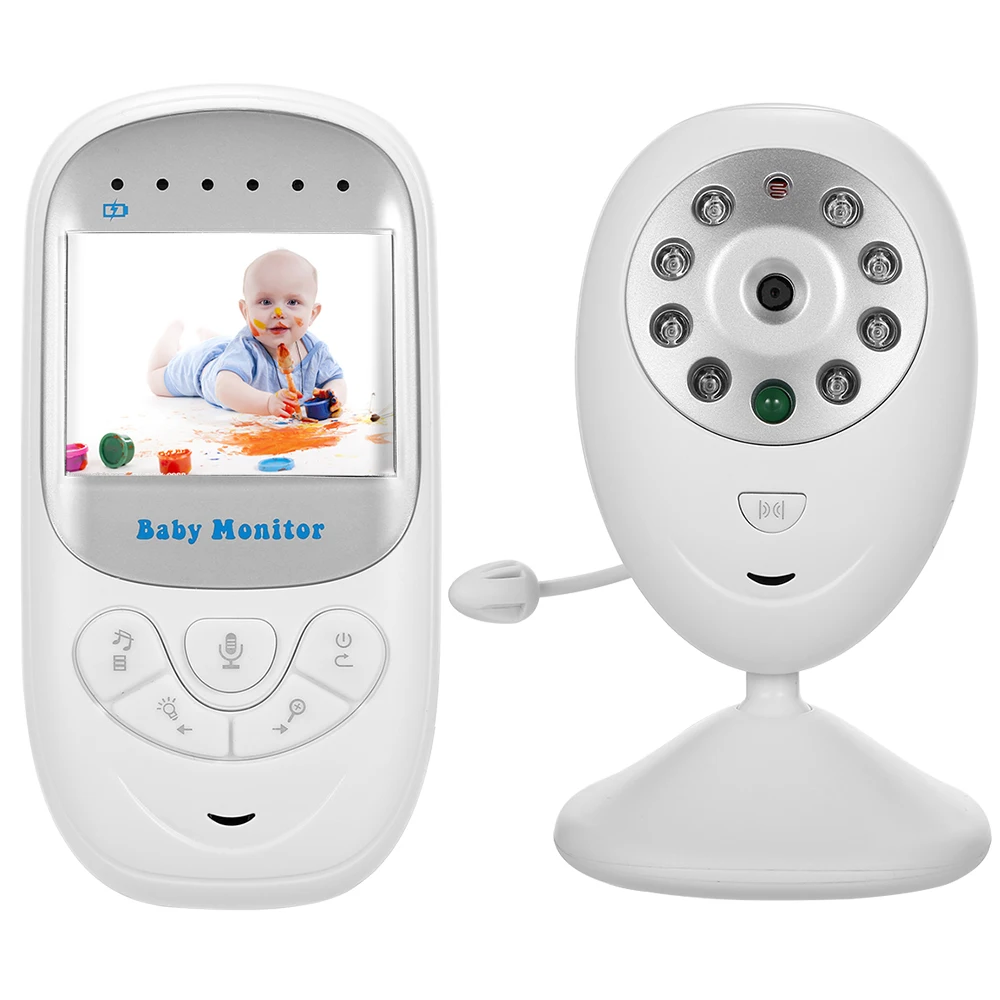 

Babykam babyphone video vigila bebes 2.4 inch IR Night light Vision Intercom Temperature Monitor Lullabies Zoom baby phone nanny