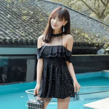 Новая сексуальная женская цельная юбка для купания купальный костюм летнее кружевное купальное платье спортивный пляжный купальник на косточках