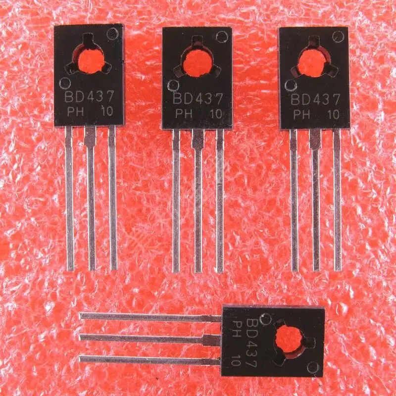 100 шт./лот BD437 45 V 4A Силовые транзисторы NPN TO-126 Новый