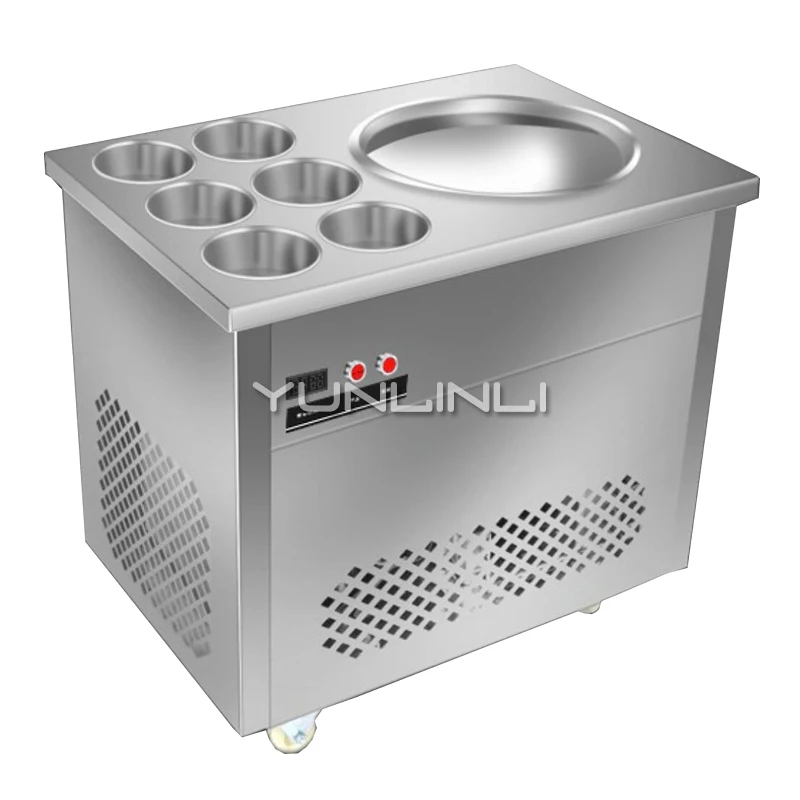 Stainless Steel Fried Ice Cream Machine Fried Ice Cream Maker Ice Cream Roll Machine Ice Cream Rolled Yogurt Maker HX-CBJ-22 Stainless Steel Fried Ice Cream Machine Fried Ice Cream Maker Ice Cream Roll Machine Ice Cream Rolled Yogurt Maker HX-CBJ-22