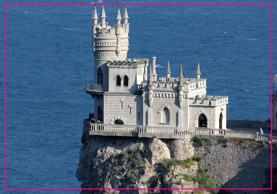 Декоративный подарок магниты для фото Крымское гнездо ласточки магнит на