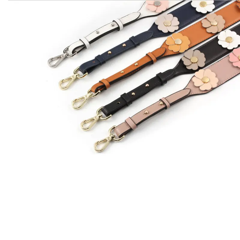  2017 Strapper You Leather Flower Bag Strap Belt Shoulder Bag Accessories Belts Long Handbag Band Replacement Strap for Handbag 