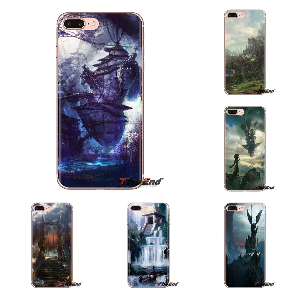 Colorful digital fantasy Art landscape For Huawei Nova 2 3 2i 3i Y6 Y7 Y9 Prime Pro GR3 GR5 2017 2018 2019 Y5II Y6II Phone Cases |