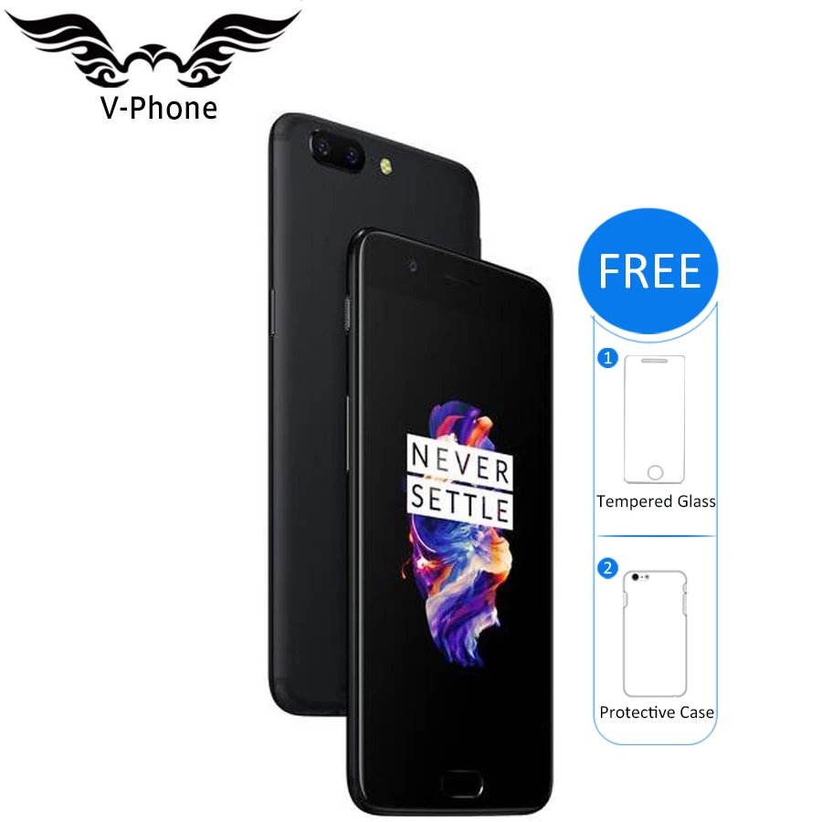 Абсолютно Новый 6 ГБ/8 ГБ ОЗУ 64 Гб/128 Гб ПЗУ Oneplus 5 4G Смартфон Snapdragon 835 Восьмиядерный 5,5 "отпечаток пальца NFC Android мобильный телефон|phone snapdragon|fingerprint smartphone4g dual sim | АлиЭкспресс