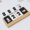 2022 Year Simple Series Perpetual Calendar Kraft Paper Desk Calendar Agenda Organizer Daily Schedule Planner ► Photo 2/4