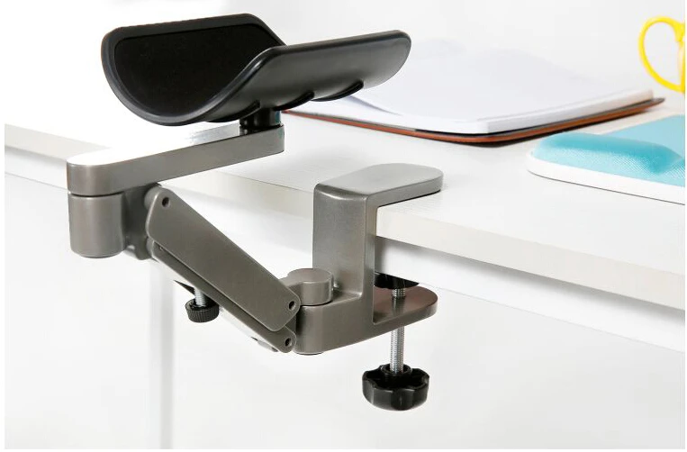 W428 Adjusted Aluminum Alloy Comfort Wrist / Forearm Support Mouse Pad