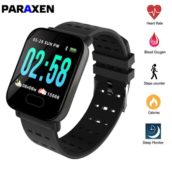 

PARAXEN Fitness Tracker Waterproof Sports For Android&IOS Smart Watches With Heart Rate Monitor Blood Pressure For Women Men