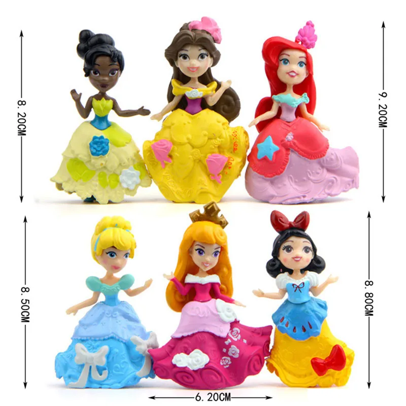 6pcs-set-8cm-Sofia-Princess-snow-white-elsa-Bella-PVC-Action-Figures-model-toy-the-first (1)