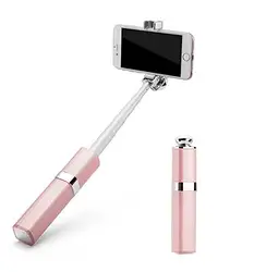 Беспроводной селфи-Палка с Bluetooth для iPhone X/8/8 Plus/7/7plus/huawei P10/P9 samsung Galaxy смартфон Android (розовый)