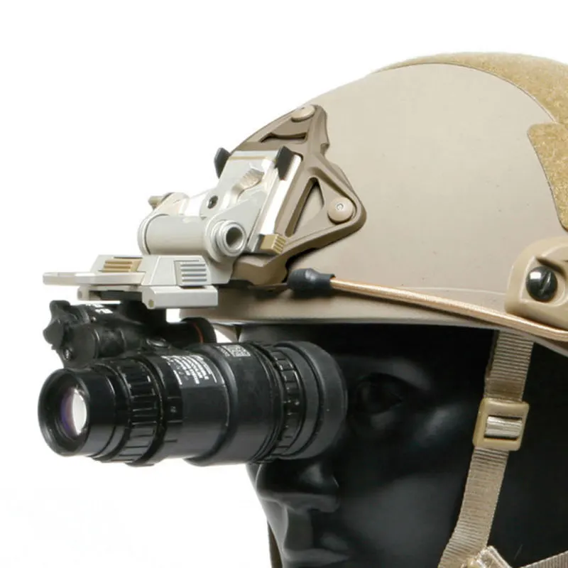 Военный трехлуночный кожух, кованый алюминиевый дуговой рельсовый адаптер для быстрого ACH ECH MICH OPS-Core Шлем база 3 отверстия кожух