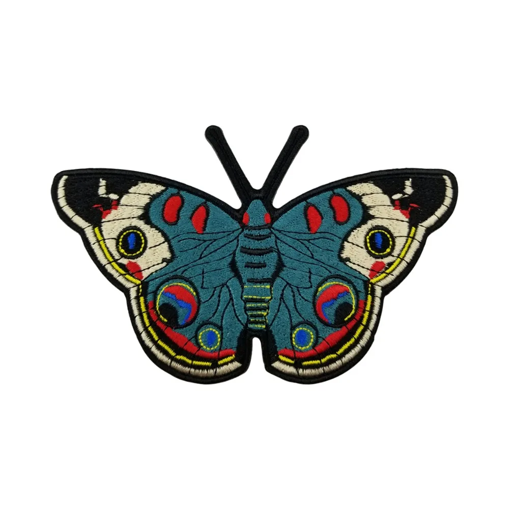 Butterflies Cartoons Beautiful Patches Embroidered Iron-On Logo Custom Embroidery Patch DIY Eco-Friendly Rider Mini for child (1)