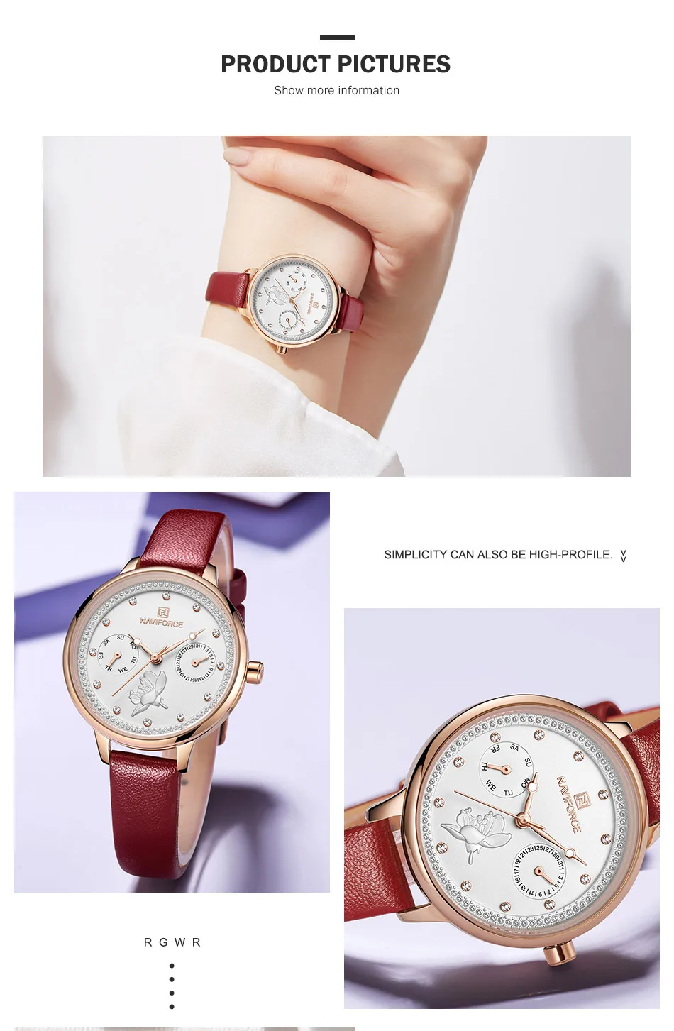 Новинка NAVIFORCE женские часы модные кварцевые женские кожа часы Лидирующий бренд Дата Неделя повседневные водонепроницаемые наручные часы подарок для девушки