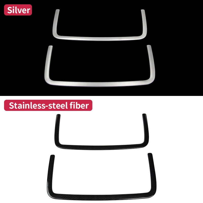 

For Mercedes Benz GLE coupe c292 350d W166 ML350 2012 GL450 X166 GLS amg carbon lnterior Seat Back Net Frame Trim Accessories