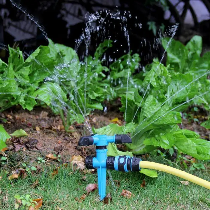 360 Вращающийся дома садовый разбрызгиватель большой диапазон автоматический воды газонный спринклер количество орошения водный цветок