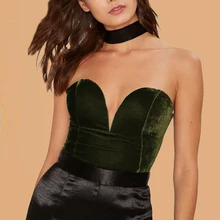 Body Velour Bodysuit Thong Black Strapless Bodysuit Sleeveless Women Velours Elegant Backless Criss Cross High Waist Bodysuit Jumpsuits Body Velour Bodysuit Thong Black Strapless Bodysuit Sleeveless Women Velours Elegant Backless Criss Cross High Waist Bodysuit Jumpsuits