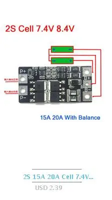 7S 6S 50A 30A Li-ion Lithium Battery Protection Board 60A/90A lipo BMS 18650 cells for car washer electric drill vacuum cleaner