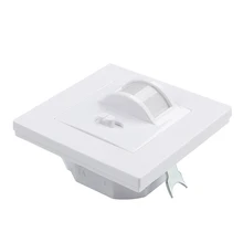 

NEW Motion Sensor Light Switch AC 110V 220V Automatic ON / OFF Infrared PIR Motion Sensor Switch White for home Wall Lamp