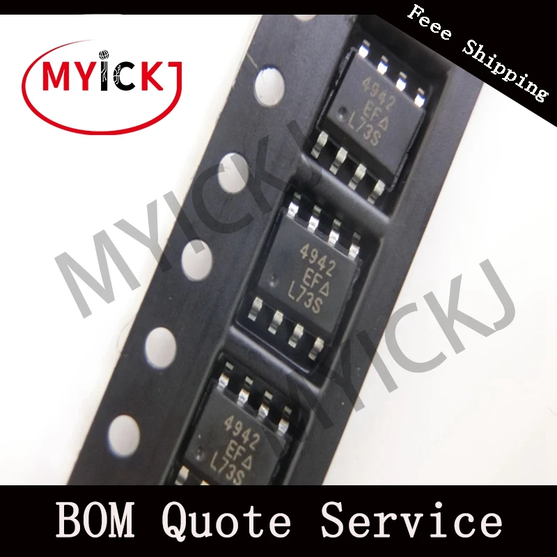

10pcs SI4942DY IC CHIP MOSFET 2N-CH 40V 5.3A 8-SOIC 4942