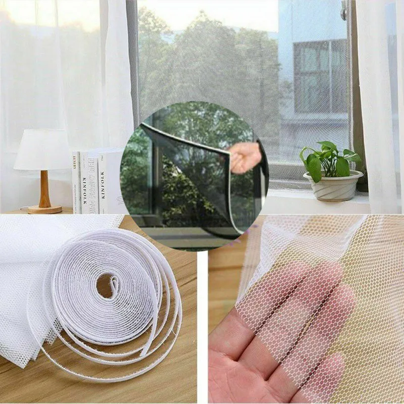 

Room Curtains Mosquito Curtains Fly Mosquito Window Mesh Net Insect Mesh Net Curtain Protector Fly Screen Inset Net for Screen