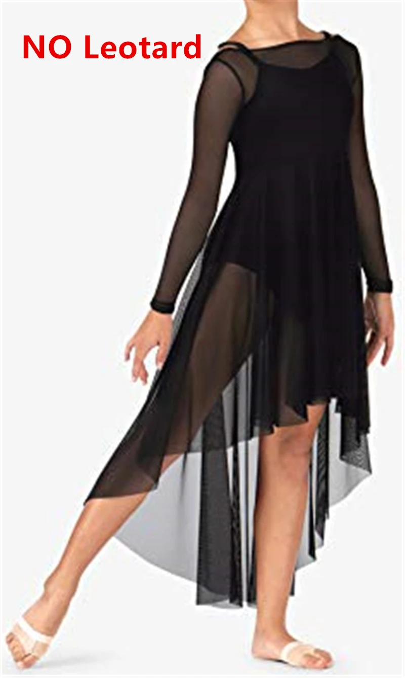 long sleeve dance dress