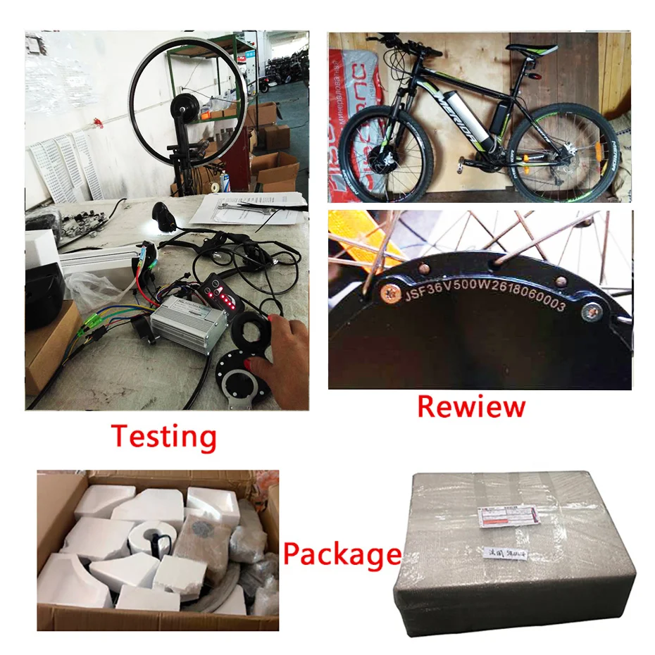 Комплект для электровелосипеда Samsung 36 в 12 Ач с передним колесом 350 Вт 500