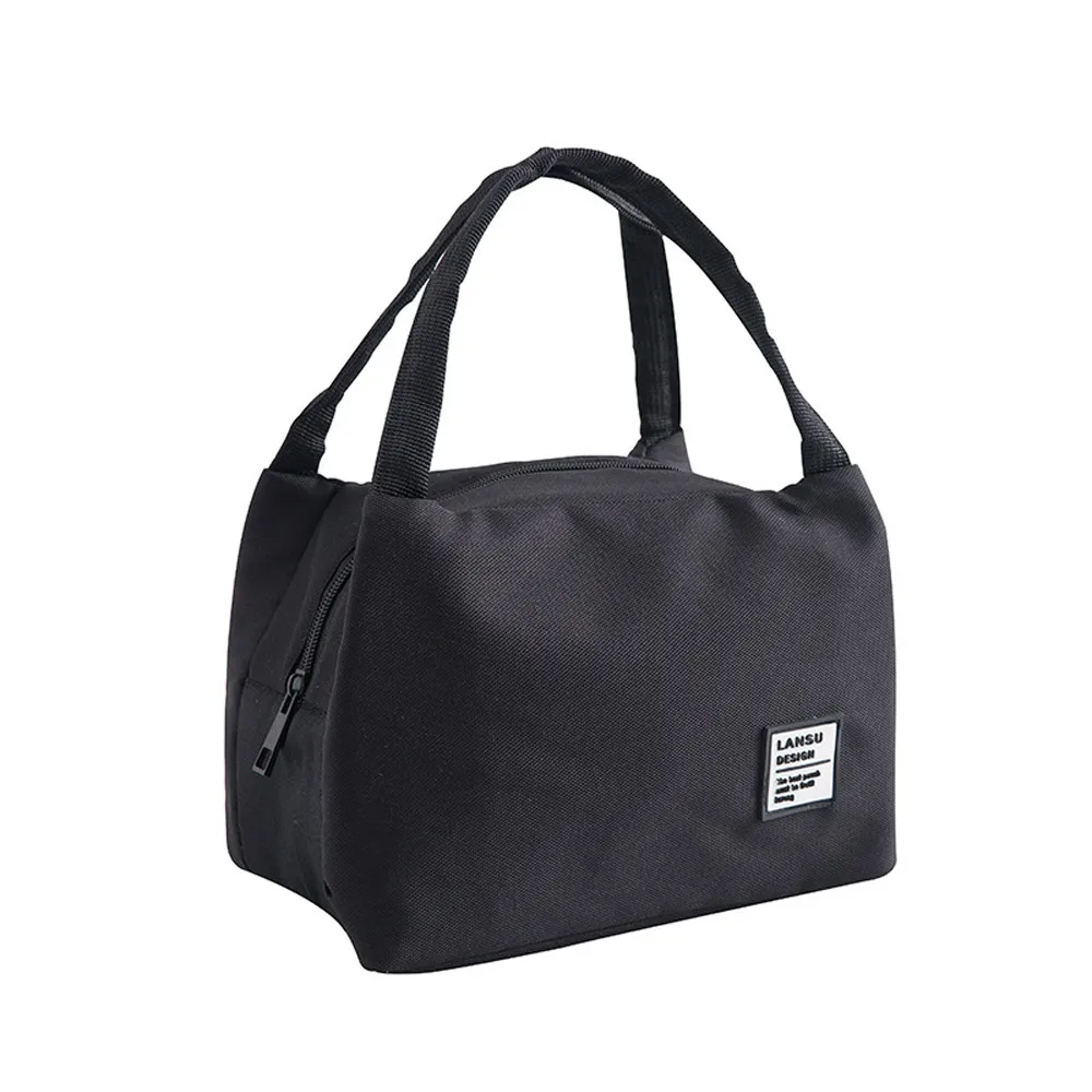 

For Women Kids Men Insulated Canvas Box Tote Bag Thermal Cooler Food Lunch Bags Thermal Food Picnic Lunch Bags Kids Lunch Bag