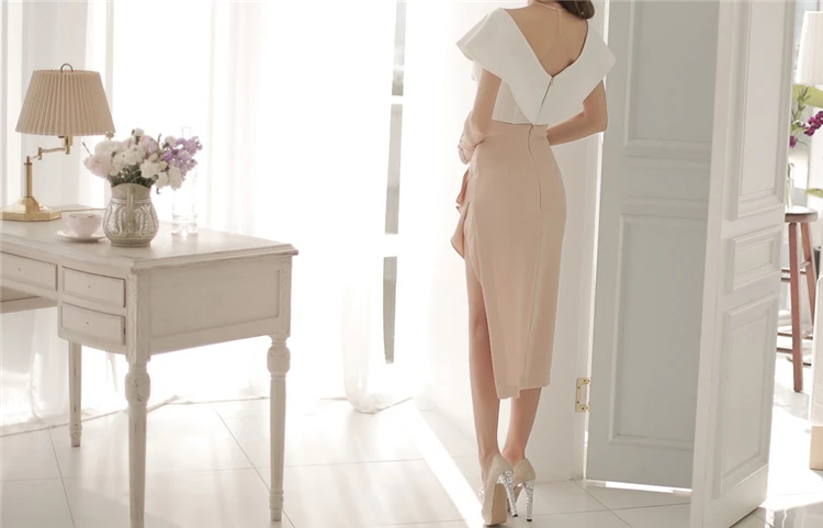 Летняя стильная женская юбка размера плюс XXS-8XL с высокой талией, сексуальные вечерние Облегающие юбки с разрезом сбоку, облегающие длинные розовые юбки миди