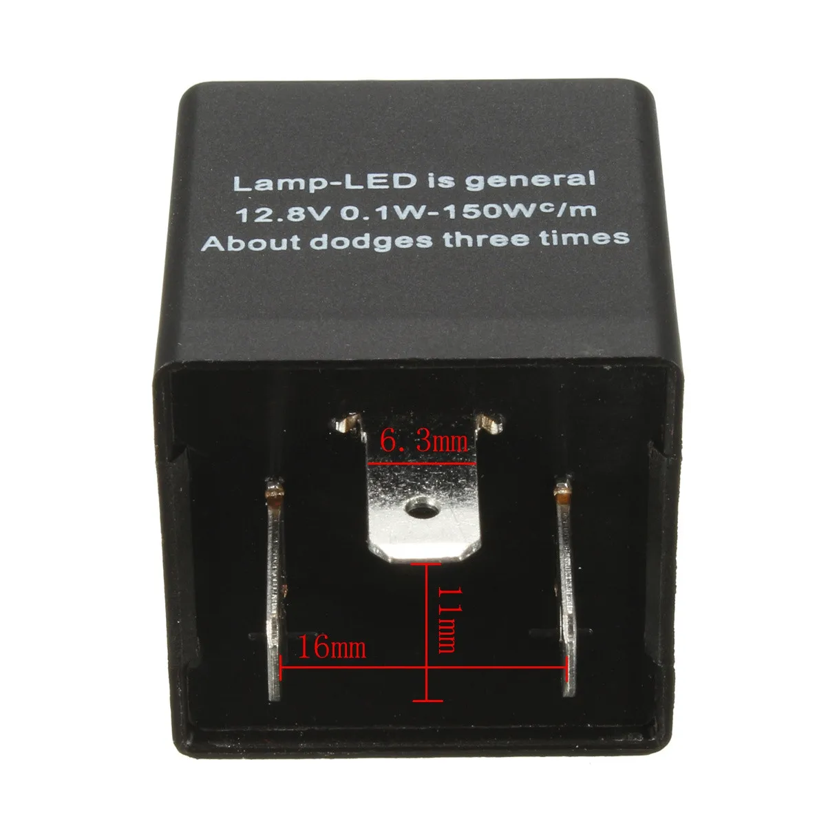 12 V 3 Pins 0.02A к 20A электронный светодиодный регулируемый импульсное реле для