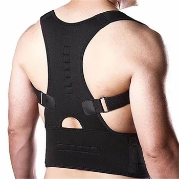 

Magnetic Therapy Back Support Posture Correction Adult Back Corset Shoulder Lumbar Posture Corrector Bandage Spine Support Belt