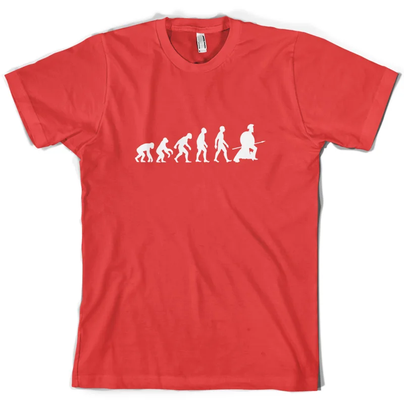 

Evolution of Man Spartan - Mens Spartacus T-Shirt - Gladiator - 10 Colours Print T Shirt Mens Short Sleeve Hot Tops Tshirt Homme