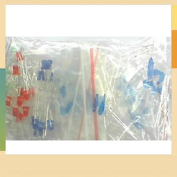 

3MM LED RedGreenYellowWhiteBule5colorsX20pcs=100pcsLED Assorted Kit Sample package